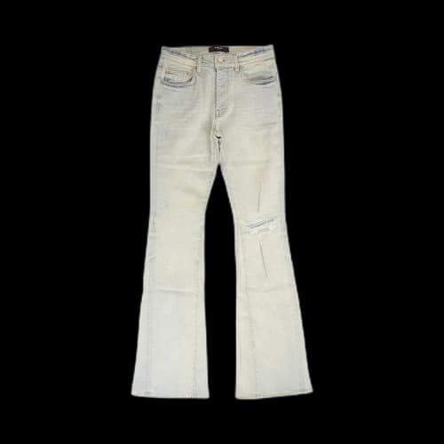 Amiri Flare Broken Jeans 'Blue'