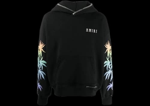 AMIRI Eternal Happiness Oversized Fit Hoodie Black
