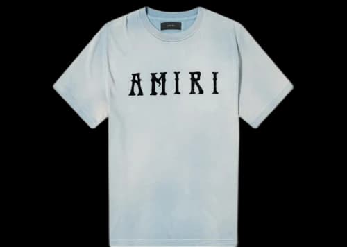 AMIRI Hippie Tee Washed Cobalt