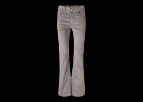AMIRI Velour Boot Cut Jeans Grey