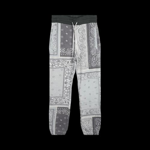 Amiri Bandana Reconstructed Sweatpants 'Black'