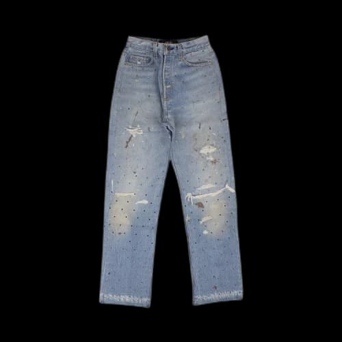 Amiri Gradient Crystal Recon Denim Jeans 'Blue'