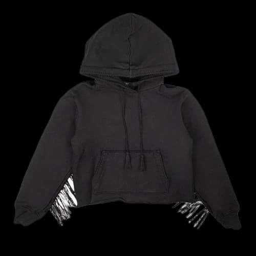 Amiri Fringe Hoodie 'Black'