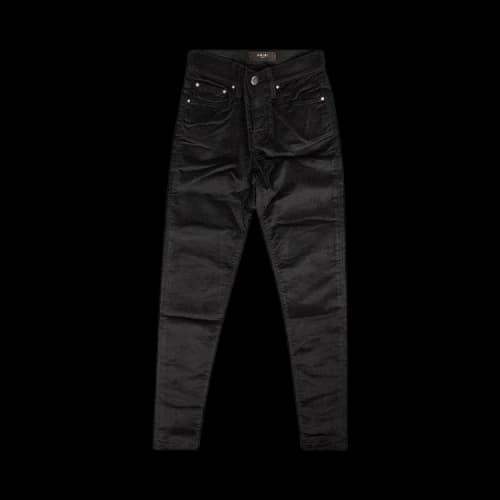Amiri Velour Skinny Pants 'Black'