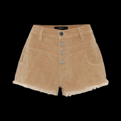 Amiri Corduroy High Waisted Shorts 'Brown'