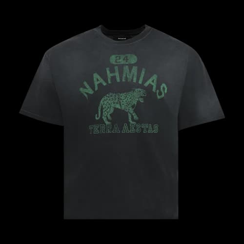 Nahmias Terraestiva Boxy T-Shirt 'Worn Black'
