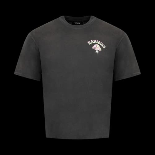 Nahmias California Trippin Boxy T-Shirt 'Aged Black'