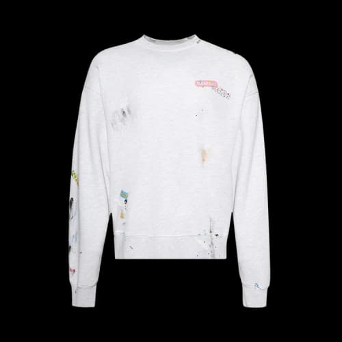Nahmias Bandaid Crewneck 'Heather Grey'