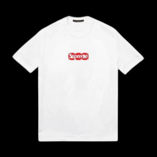 Louis Vuitton x Supreme Box Logo Tee 'White'