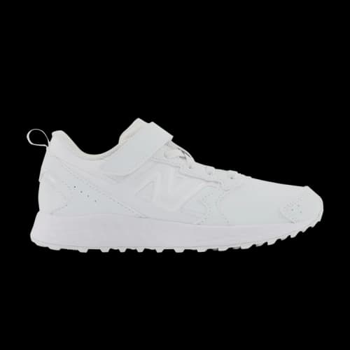 New Balance Fresh Foam 650v1 Bungee Lace Top Strap Big Kid Wide 'Triple White'