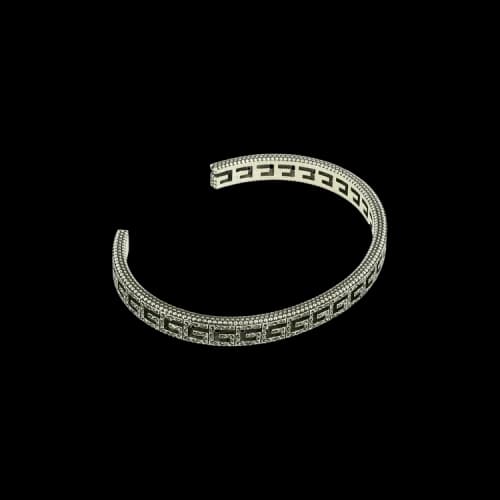 Gucci Silver Gucci Sterling Silver Square G Cuff Silver