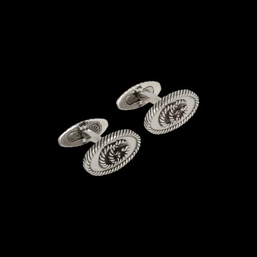 Gucci Double G Cufflinks Silver