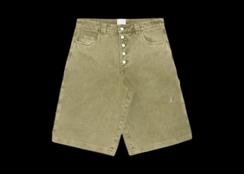 Roa Ash Canvas Shorts Sage Green
