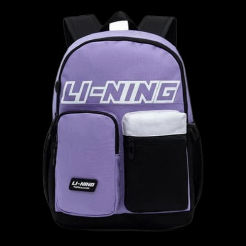 (GS) Li-Ning Reflective Graphic Backpack Large 'Purple'