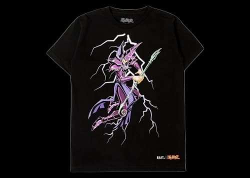 BAIT x Yu Gi Oh Dark Magician Glow In The Dark Tee Black