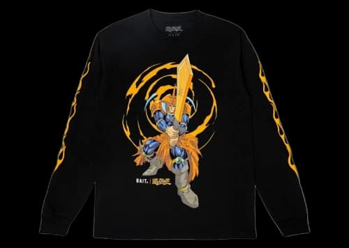 BAIT x Yu Gi Oh Joey Long Sleeve Tee Black
