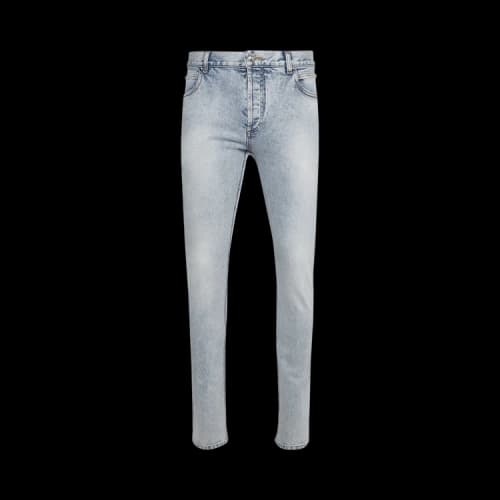 Balmain 6 Pocket Slim Vintage Wash 'Bleu Jean Clair'
