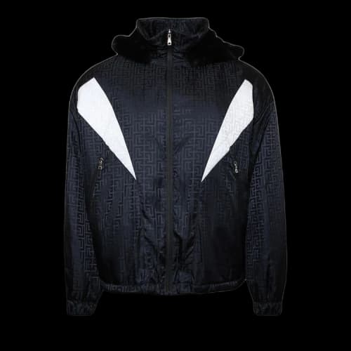 Balmain Monogram Track Jacket 'Noir'