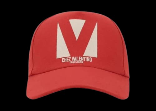 Valentino Chez Valentino Logo Cap Red