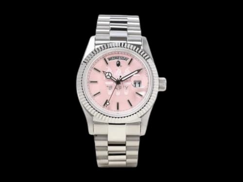 BAPE BAPY Type 11 BAPEX Watch Pink