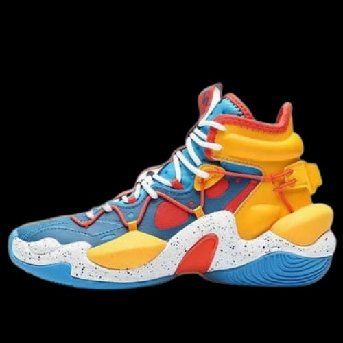 (GS) Li-Ning Power 6 High 'Blue Yellow'