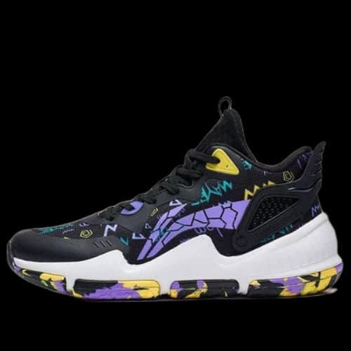 (GS) Li-Ning Athletic Training Basketball Shoes 'Black Purple'