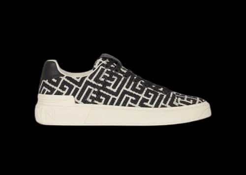Balmain B-Court Low-Top Jacquard