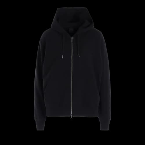 Y's x New Era Word Logo Zip Up Hoodie 'Black'
