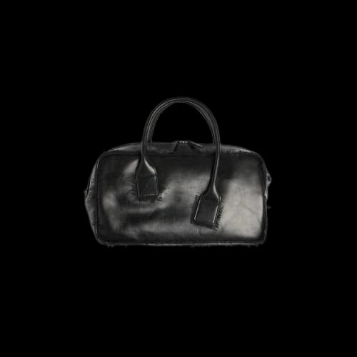 Y's Asymmetric Handle Boston Bag 'Black'