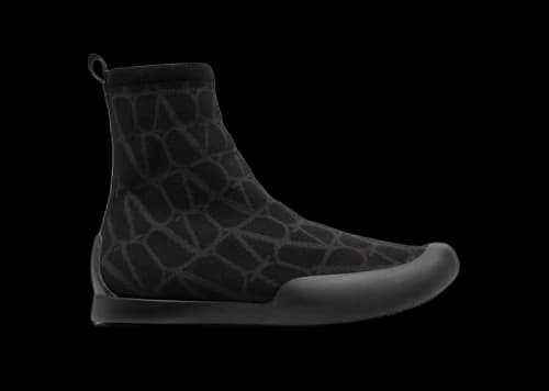 Valentino Toile Iconographe Sock Boot Black