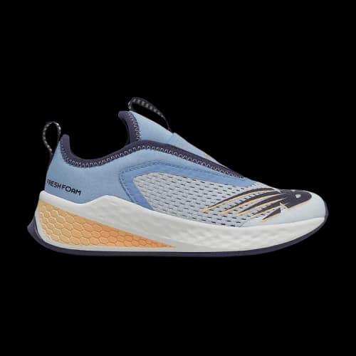 New Balance Fresh Foam Fast v2 Slip-On Big Kid Wide 'Morning Tide Light Mango'