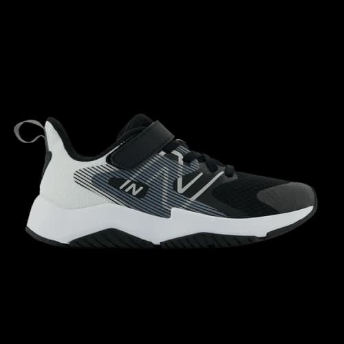 New Balance Rave Run v2 Bungee Lace Black White (PS)