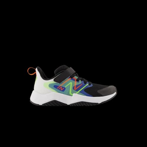 New Balance Rave Run v2 Bungee Lace Big Kid 'Black Cobalt Green'