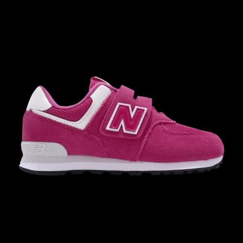 New Balance 574 Kids Wide 'Pink White'