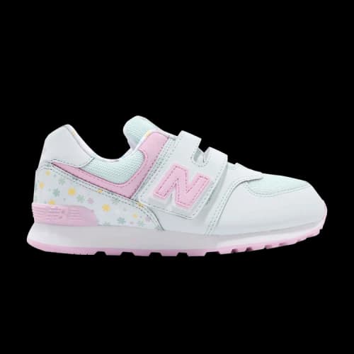 New Balance 574 Kids Wide 'Green Pink'