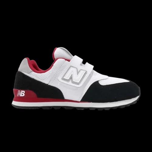 New Balance 574 Kids Wide 'White Black Red'