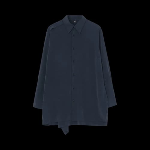 Y's Y-Back Drape Blouse 'Black'