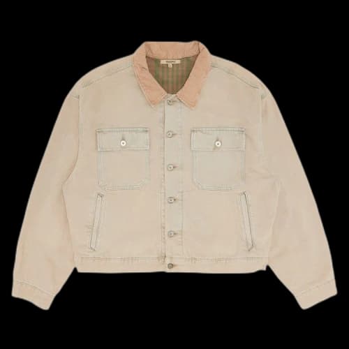 Yeezy Season 6 Flannel Lined Canvas Jacket 'Beige'