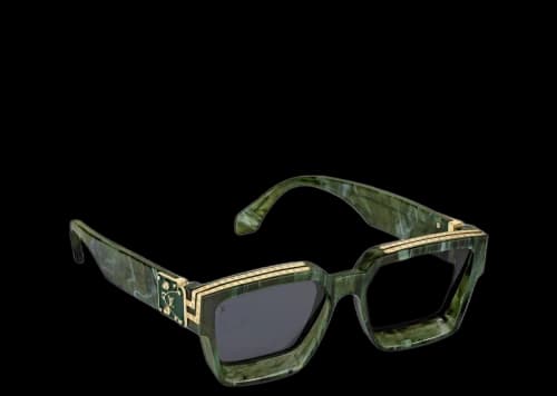 Louis Vuitton 1.1 Millionaires Sunglasses Green Marble