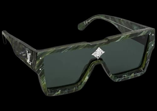 Louis Vuitton Sunglasses Cyclone Green Marble