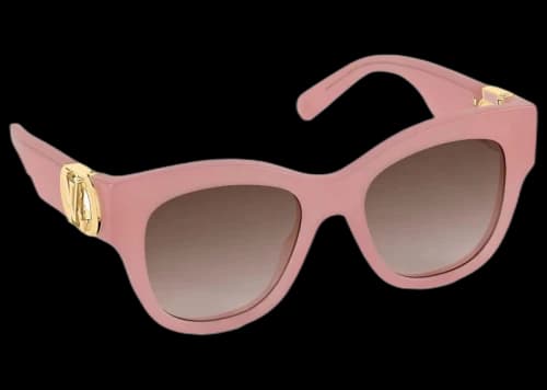 Louis Vuitton LV Link PM Cat Eye Sunglasses Pink