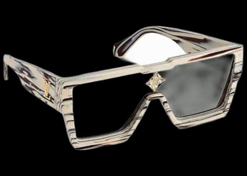Louis Vuitton Cyclone Sunglasses Beige