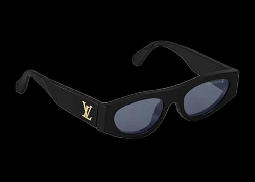Louis Vuitton Clash Round Cat Eye Sunglasses Black/Gold