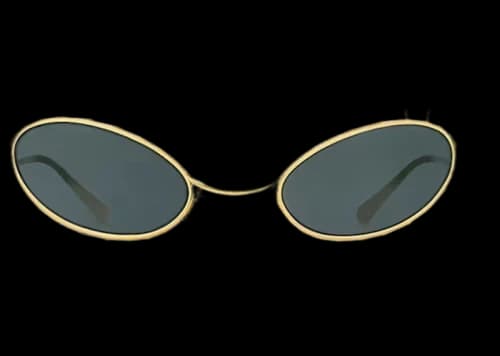 Louis Vuitton LV Wire Pearls Sunglasses Gold/Black Lenses (Z2393U)