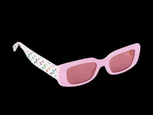 Louis Vuitton x Takashi Murakami Multigram Cat Eye Sunglasses Pink