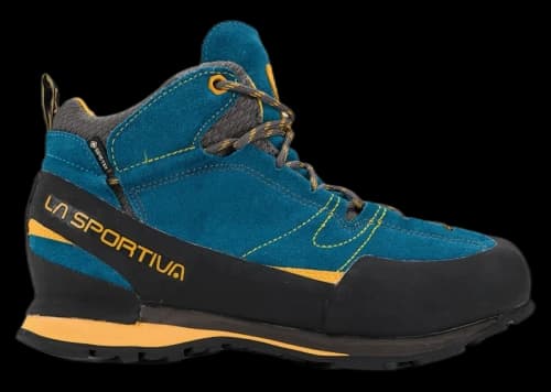 La Sportiva Boulder X Mid Blue Yellow