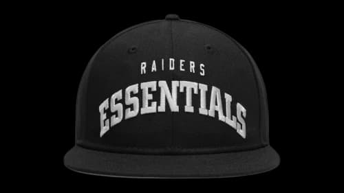 Fear of God Essentials Raiders 9Fifty RC Snapback Black