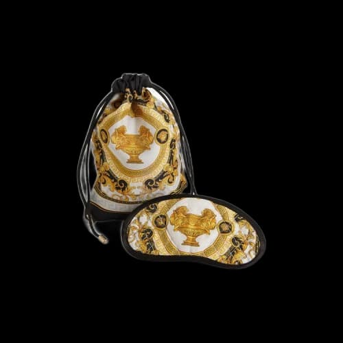 Versace La Coupe Des Dieux Silk Sleep Mask 'White'