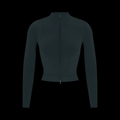 NikeSKIMS Vintage Seamless Full-Zip Jacket 'Dark Teal/Dark Teal'