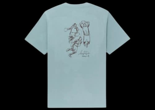 Aime Leon Dore Basketball Study Tee Blue